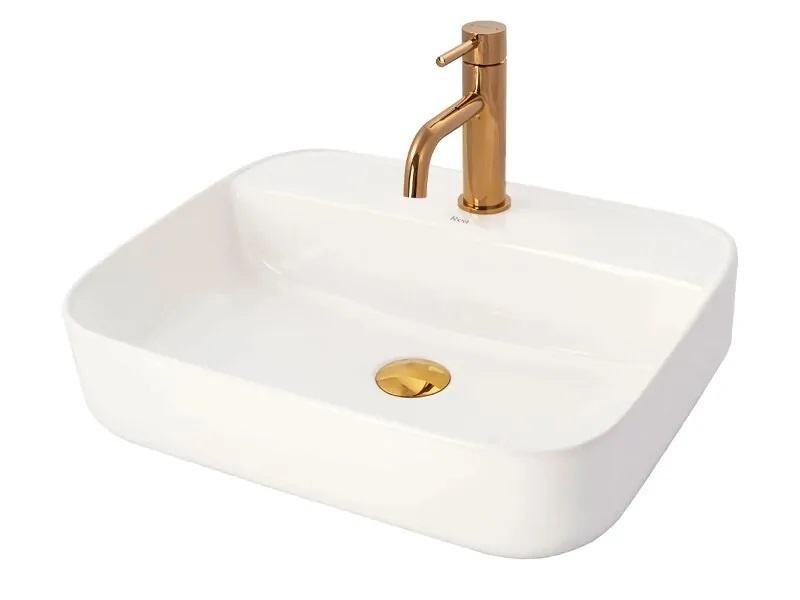 Смесител за умивалник Lungo Rose Gold Low (1)