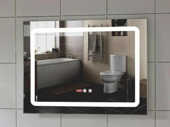 Стилно огледало за баня LED 142